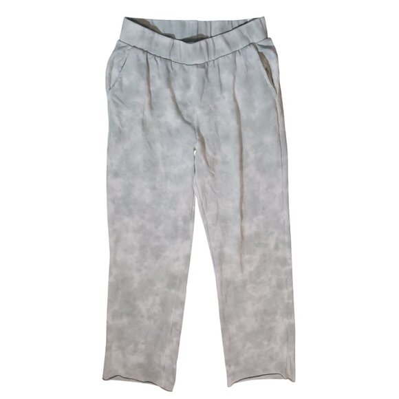 NEW Aerie Tie Dye French Terry Sunset‎ Crop Pants Green/White Hi-Rise Size XS - Picture 2 of 10